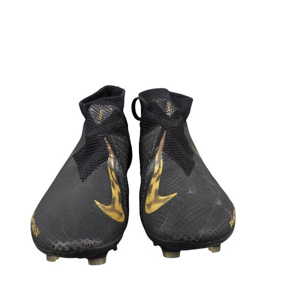 Nike Shoes Mens 7 Soccer Cleats Phantom Vision Pro FG Black Gold Athletic Sport - Picture 2 of 14